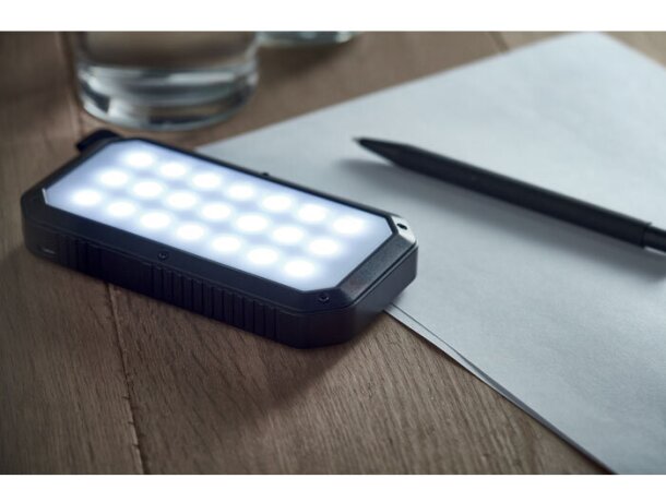 Powerbank personalizable 8000 mah Powereight Negro detalle 3