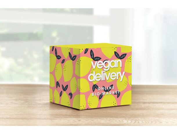 Caja cartón blanca protectora tazas cerámica sublimación Blanco detalle 4