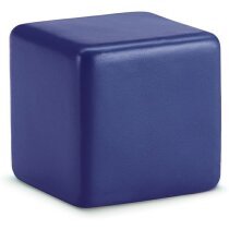 Antiestrés con forma de cubo de un color personalizado azul Antiestrés con forma de cubo de un color personalizado azul