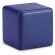 Antiestrés con forma de cubo de un color azul barato