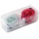 Para bicicleta luces blanca y roja resistente al agua plástico Bylux Multicolour