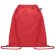 Mochila saco personalizada algodón orgánico Yuki Colour Rojo