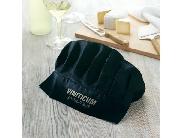 Gorro de chef 130gr m2 personalizada