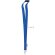 Lanyard de RPET 20 mm Lany Rpet Azul real