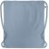 Mochila saco personalizada algodón orgánico Yuki Colour Azul celeste detalle 16
