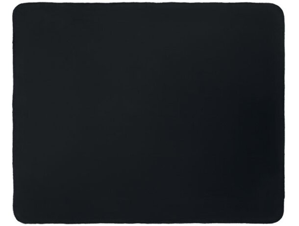 Manta polar RPET 130gr/m² Bogda Negro detalle 1