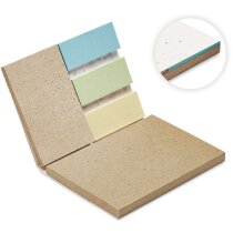 Bloc notas papel de hierba con sticker de colores