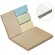 Bloc notas papel de hierba con sticker de colores