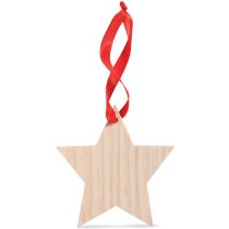 Estrella de madera colgante Woostar