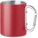 Taza metálica doble 300 ml Trumba Rojo