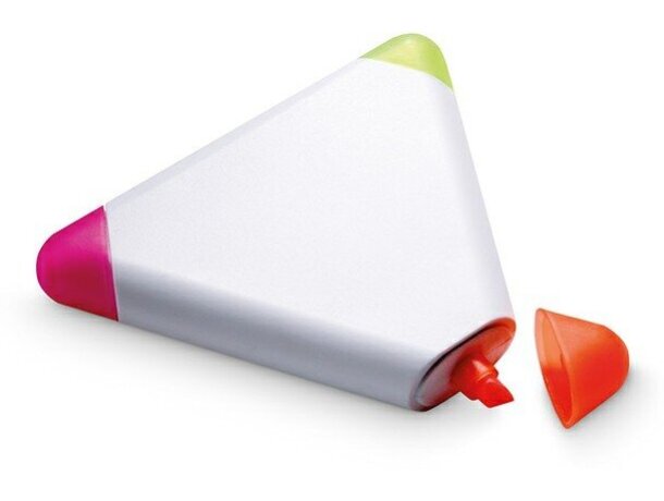 Marcador triangular con colores