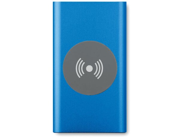 Cargador Inalámbrico 4.000 mah Azul real detalle 19