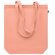 Bolsa de algodón asas largas orgánico 270 g/m2 Coco Naranja detalle 8