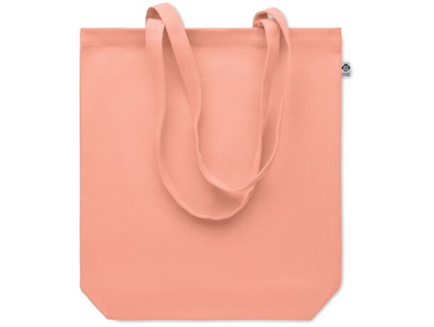 Bolsa de canvas 270 gr/m² Coco Naranja detalle 8