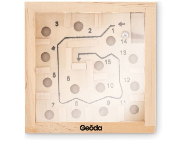 Juego laberinto ecológico de madera Zuky Madera detalle 3