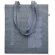 Bolsa de la compra 100% algodón asas largas 140 g/m2 Azul detalle 2
