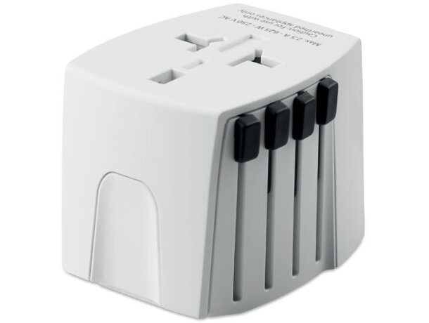 Adaptador universal multifunción de abs con USB skross Blanco detalle 4