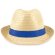 Sombrero De Paja Azul real