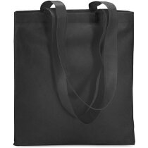 Bolsa vertical para la compra grabada negra Bolsa vertical para la compra grabada negra