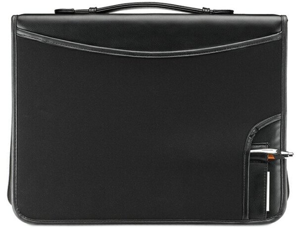 Portadocumentos para ordenador personalizado negro Portadocumentos para ordenador personalizado negro