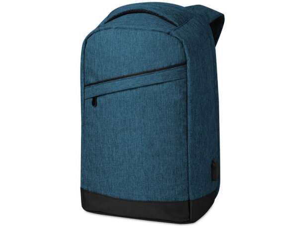 Mochilas para ordenador 13 corporativas antirrobo de poliéster Berlin Azul detalle 7