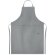 Delantales con logotipo fabricado en cáñamo 200 g/m2 Naima Apron Gris claro