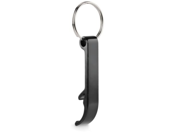 Llavero de aluminio reciclado Ovikey Negro detalle 1