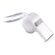 Silbato con cordón de seguridad personalizado blanco
