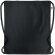 Mochila saco personalizada algodón orgánico Yuki Colour Negro detalle 1