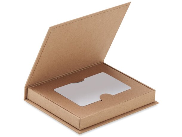 Caja para tarjetas de regalo Hako Beige detalle 9