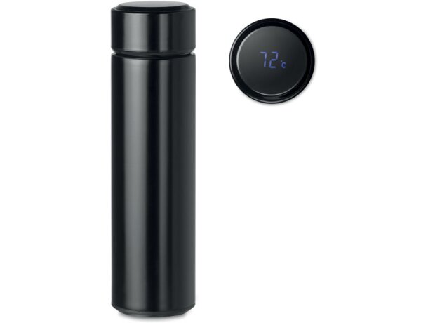 Termo Pole táctil con termómetro LED y sistema de infusión Plateado mate detalle 1