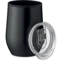 Vaso térmico acero inoxidable tapa transparente