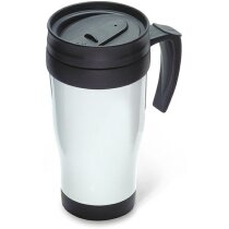 Taza de plástico térmica personalizada blanca Taza de plástico térmica personalizada blanca