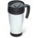 taza de plastico termica personalizada blanca
