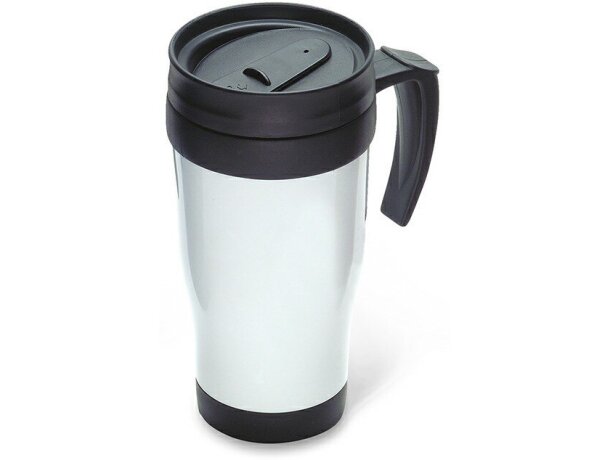 Taza de plástico térmica personalizada blanca Taza de plástico térmica personalizada blanca