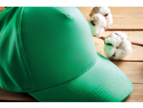 Gorra béisbol de alg. orgánico Bicca Cap Verde detalle 22