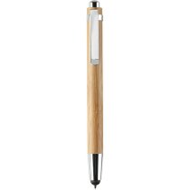 Bolígrafo de bambú con puntero suave grabado madera Bolígrafo de bambú con puntero suave grabado madera