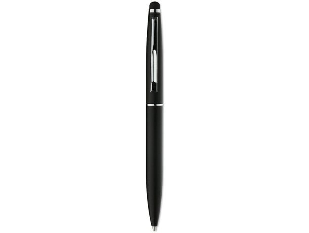 Bolígrafo puntero stylus personalizado negro Bolígrafo puntero stylus personalizado negro