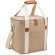 Bolsa térmica de canvas lavado con cinta bandolera