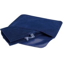 Almohada de viaje inflable azul barata