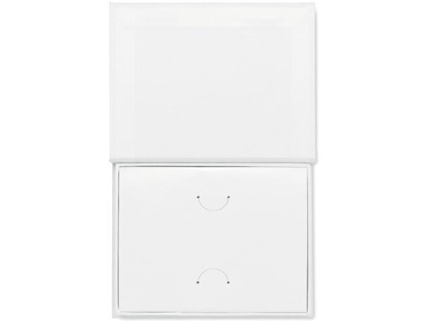 Caja para tarjetas de regalo Hako Blanco detalle 7