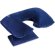 Almohada de viaje inflable azul personalizado