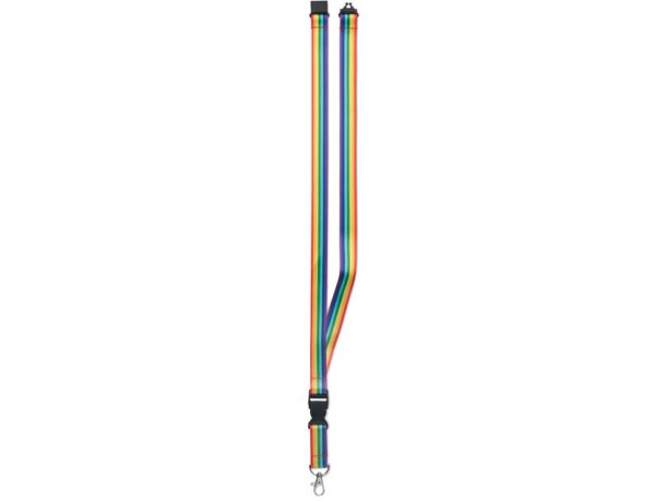 Lanyard RPET rainbow Bowyard personalizado