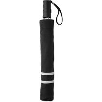 Paraguas de 21" plegable personalizado negro Paraguas de 21" plegable personalizado negro