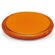 espejo doble de plastico redondo personalizado naranja transparente