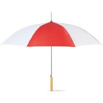 Paraguas con paneles bicolor personalizado rojo Paraguas con paneles bicolor personalizado rojo