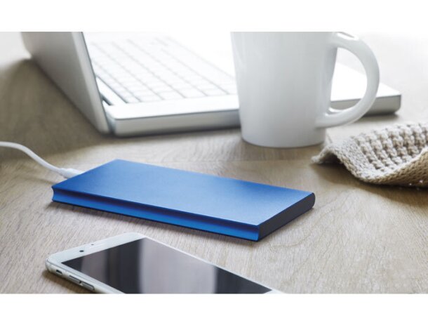 Power Bank De 8000 Mah Azul real detalle 16