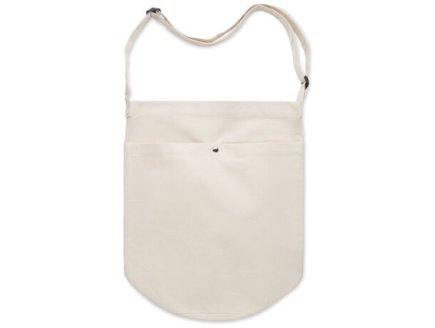 Bolsa bandolera canvas 270 gr Bimba Beige detalle 1