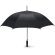 Paraguas de color liso y sistema antiviento negro