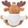 Peluches para bordar personalizable Rudolph con sudadera con capucha Blanco detalle 6